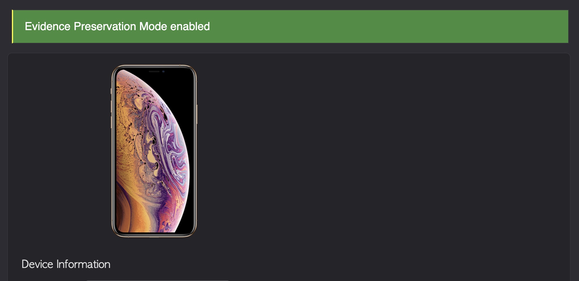 Attachment for Preservation Mode Status